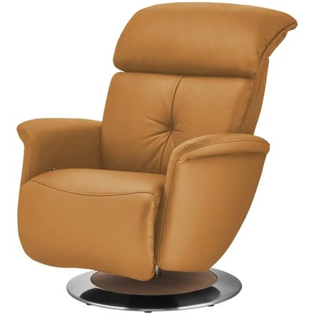 himolla Funktionssessel Leder 7708, orange