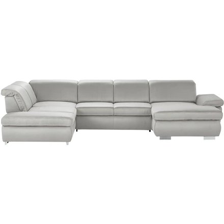 Lounge Collection Wohnlandschaft mit verschiedenen Funktionen Amanda, grau