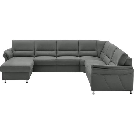 meinSofa Wohnlandschaft mit Boxspringpolsterung Donald, grau