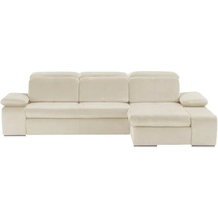 switch Ecksofa aus Mikrofaser Avilla, beige