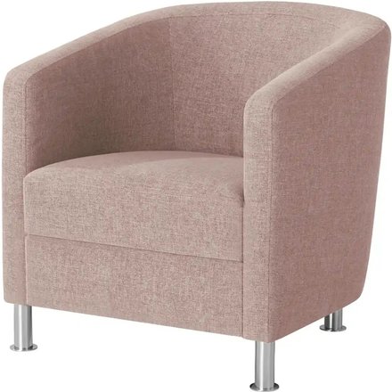 Sessel aus Flachgewebe Koblenz, rosa/pink