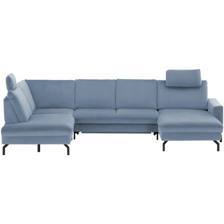 meinSofa Wohnlandschaft Grace, blau