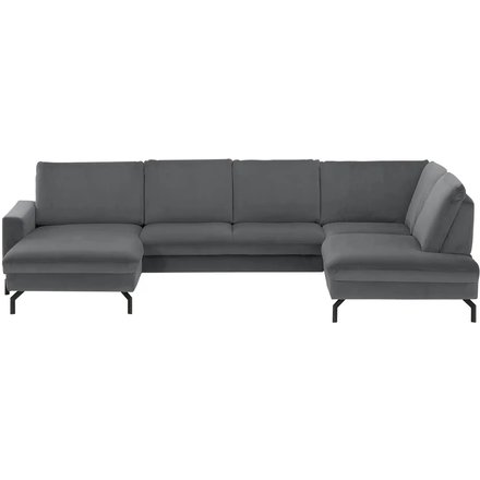 meinSofa Wohnlandschaft Grace, grau