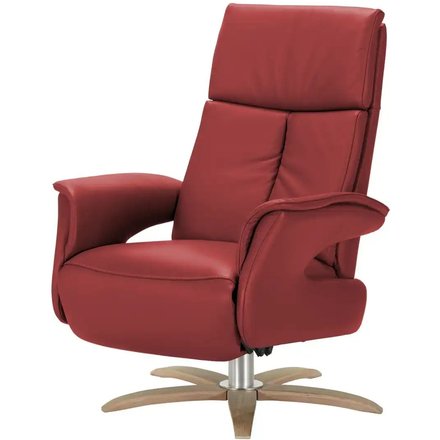 Nils Olsen Relaxsessel aus Leder Lia, rot