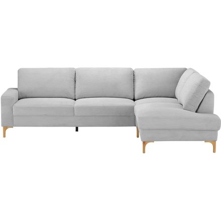 Gray & Jones Cord-Sofa Capa, grau
