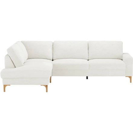 Gray & Jones Cord-Sofa Capa, weiß