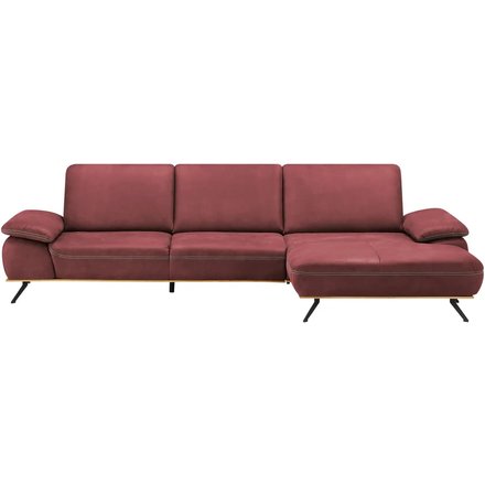 meinSofa Ecksofa Fiona, rot
