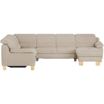 meinSofa Wohnlandschaft aus Mikrofaser Hanna, braun