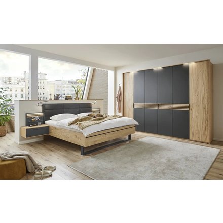 Drehtürenschrank, holzfarben