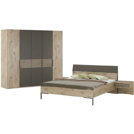 Primo Drehtürenschrank, holzfarben