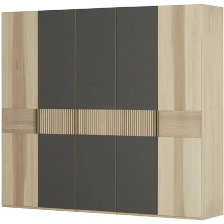 Drehtürenschrank Kiruna, braun