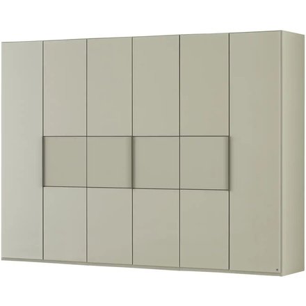 LEONARDO Drehtürenschrank 6 türig, grau