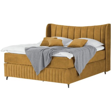 Kings and Queens Boxspringbett Uldur, gelb