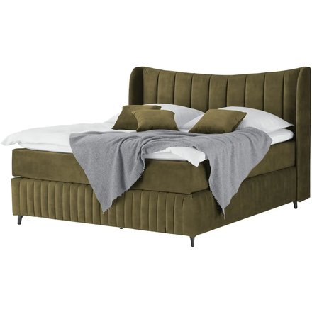 Kings and Queens Boxspringbett Uldur, grün
