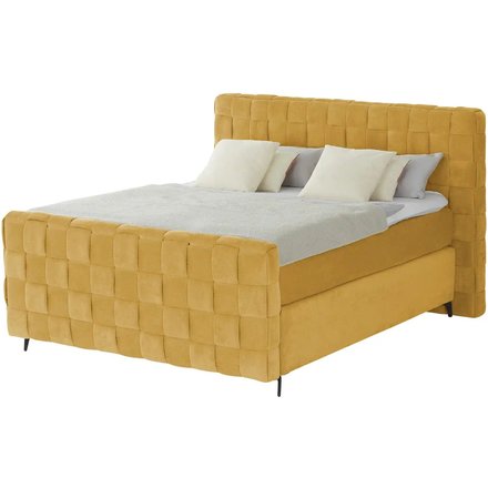 Wohnwert Boxspringbett Tefla, gelb