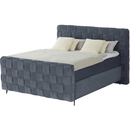 Wohnwert Boxspringbett Tefla, grau