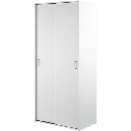 Schiebetürenschrank Spalding, weiß
