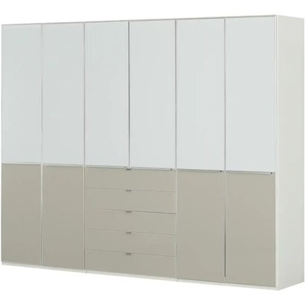 Drehtürenschrank Velua 2, weiß