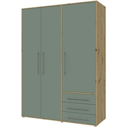 Kleiderschrank Mokkaro, holzfarben