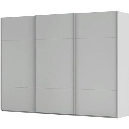 meinSchrank Schwebetürenschrank inklusive Zubehör Regina, grau