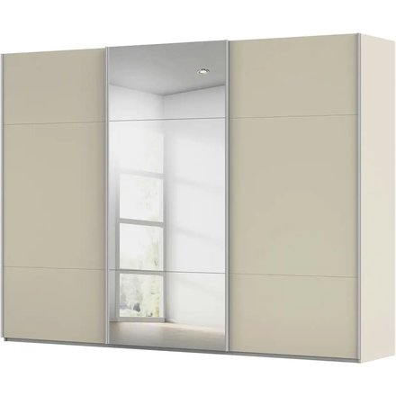meinSchrank Schwebetürenschrank inklusive Zubehör Regina, beige