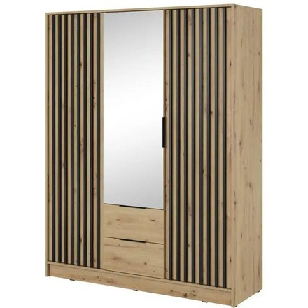 Drehtürenschrank, braun
