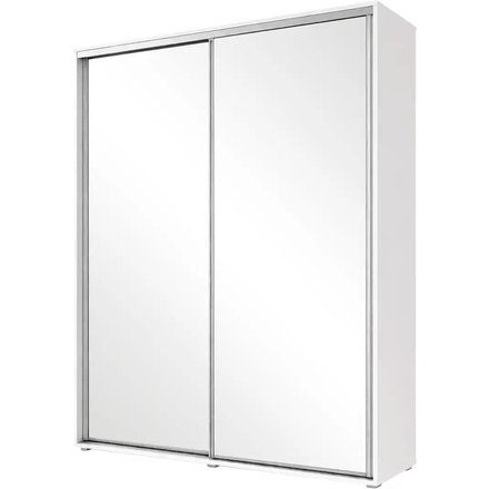 Schwebetürenschrank, weiß