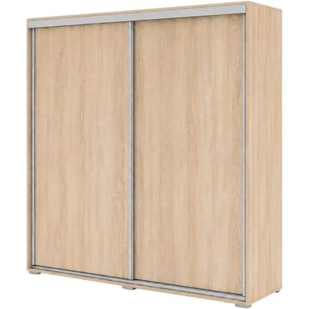 Schwebetürenschrank Abberton, holzfarben