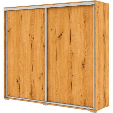 Schwebetürenschrank Abberton, holzfarben