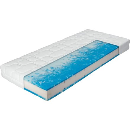 Gel-/Komfortschaum-Matratze Duo Gel Comfort, weiß