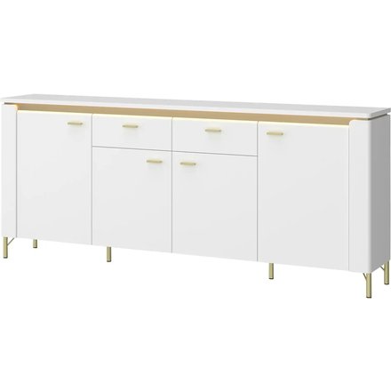 Sideboard mit Softclose Losini, weiß