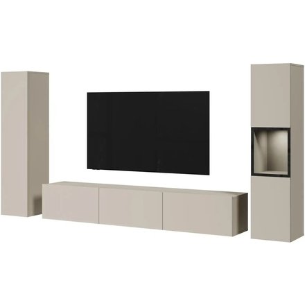 Wohnwand, beige