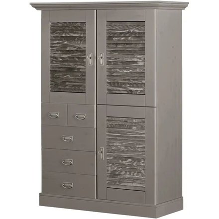 maison bleue Highboard Fancy, grau