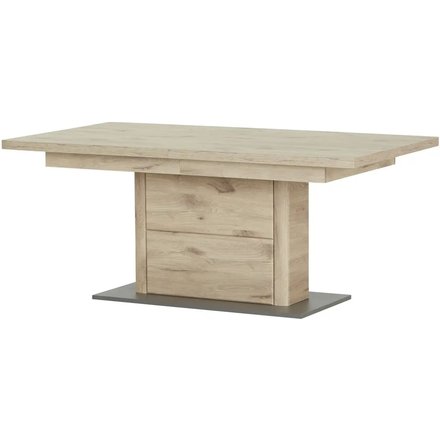 uno Säulentisch ausziehbar Lantis, holzfarben