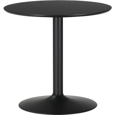 Runder Esstisch 80 cm Ivar, schwarz