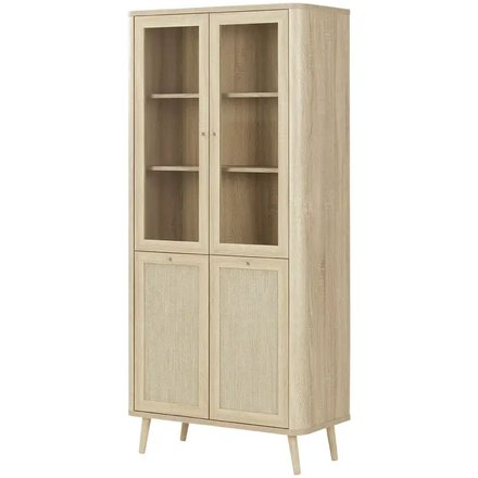 Roomers Vitrine Rafia Premium, holzfarben