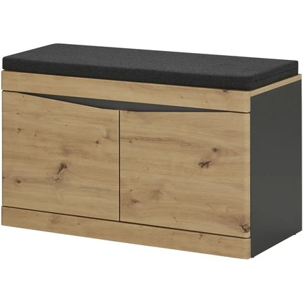 Garderobenbank Turino Neo, holzfarben
