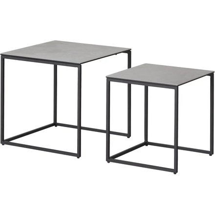 Jette Home Beistelltisch Set Twins I, grau