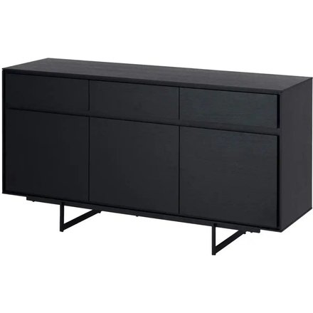 Furnhouse Sideboard, schwarz