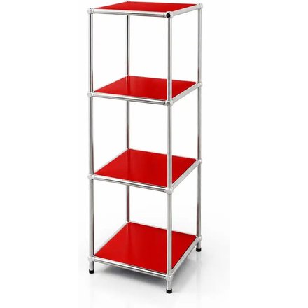 Floordirekt Metallregal, rot