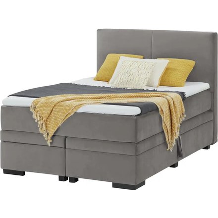 Boxi Boxspringbett mit Bettkasten Boxi Classic, grau