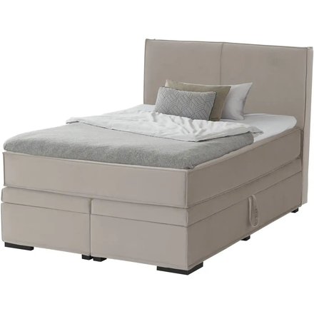 Boxi Boxspringbett mit Bettkasten Boxi Urban, beige