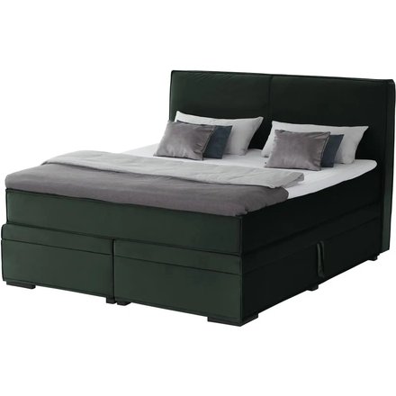 Boxi Boxspringbett mit Bettkasten Boxi Urban, grün