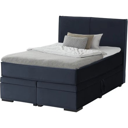 Boxi Boxspringbett mit Bettkasten Boxi Urban, blau