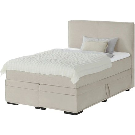 Boxi Boxspringbett mit Bettkasten Boxi Urban, beige