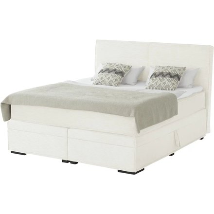 Boxi Boxspringbett mit Bettkasten Boxi Urban, creme