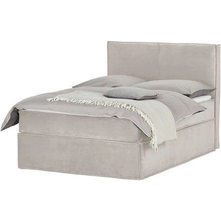 Boxi Boxspringbett mit trendigem Keder Boxi, beige