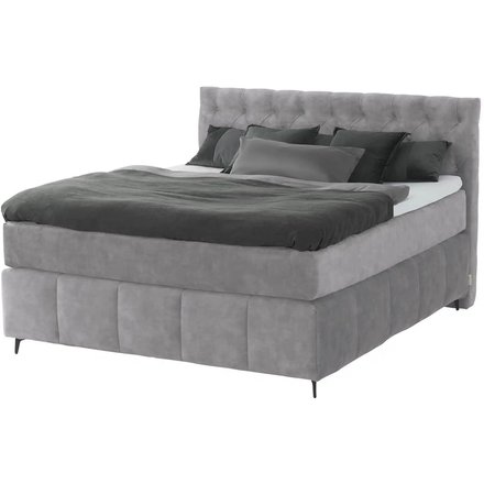 Jette Home Boxspringbett Glam New, grau