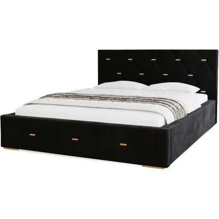 Polsterbett Golden Premium, schwarz