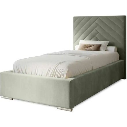 Polsterbett mit Stauraum Aberfeldy, grau